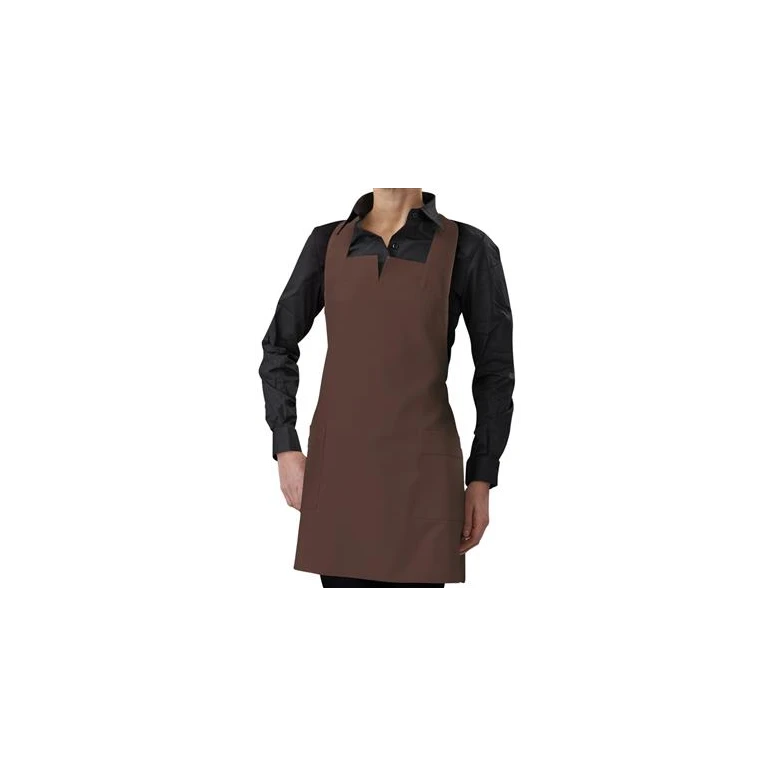 Delantal de mujer con peto Aurora Horeca Siggi a la altura de la rodilla - 28PZ0345/00-0111