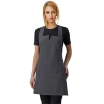 Delantal de mujer con peto Aurora Horeca Siggi a la altura de la rodilla - 28PZ0345/00-0111