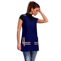 Vestido sin mangas de mujer Lizzy Horeca Siggi para el sector estético y hotelero - 28SC0103/00-0001
