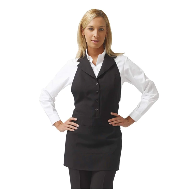 Delantal de Mujer con peto Nadia Horeca Siggi antimanchas y resistente a las arrugas - 28PZ0233/00-9001