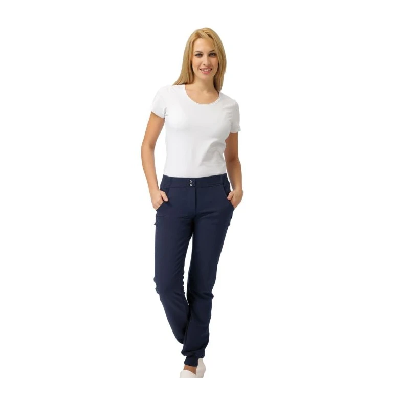 Pantalones de mujer en algodón Hope Dr.Blue Siggi - 04PA0828/00-0678