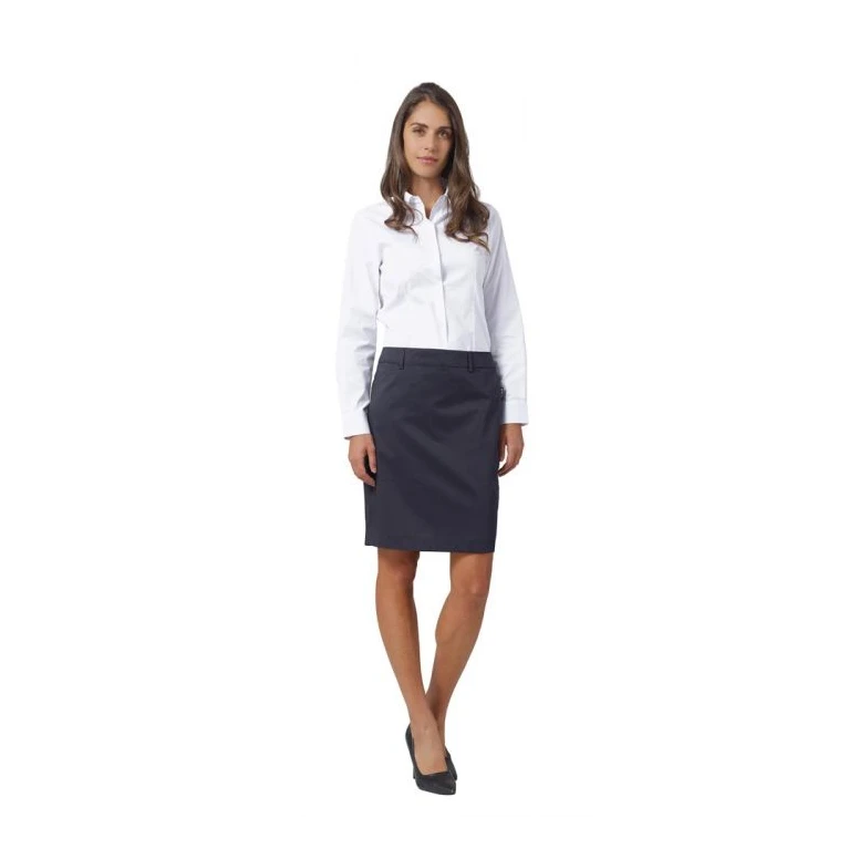 Liquidación total - Falda de trabajo Siggi Horeca Pamela Slim 18GO0055/00-0757 número 40 color gris