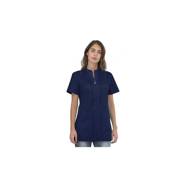 Liquidación total - Casaca de mujer a mangas cortas Alix Horeca Siggi - 28CS1592/00-0001 Talla S color Azul