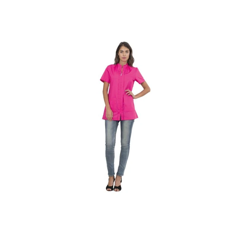 Liquidación total - Casaca de mujer a mangas cortas Alix Horeca Siggi - 28CS1592/00-0001 Talla S color Azul