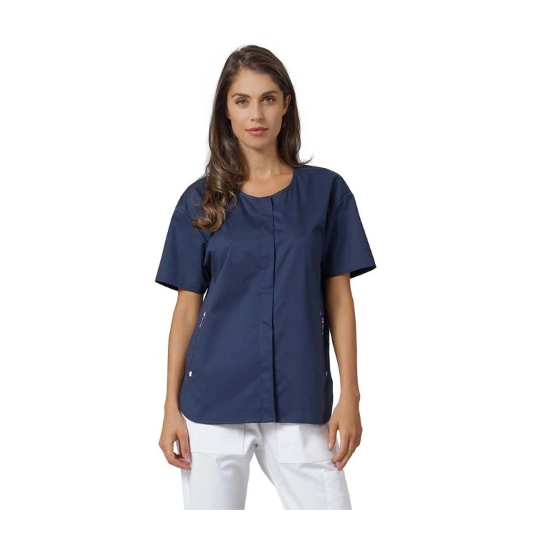 Blusa de mujer de manga corta Vivian Dr.Blue Siggi - 04CS1691/00-0757