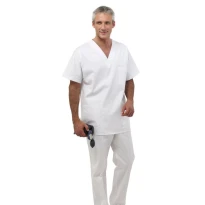 Liquidación total - Casaca unisex 100% algodón Summer Dr.Blue Siggi - 04CS0462/00-0014 Número 48 color blanco