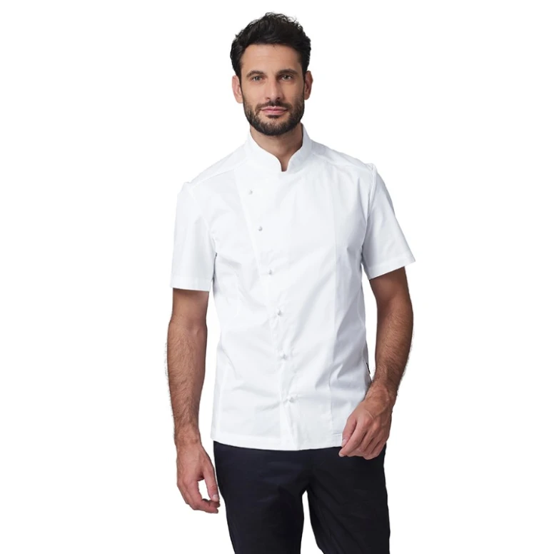 Chaqueta de trabajo Stretch Chef de manga corta Nick Siggi 28GA0221/00-0757