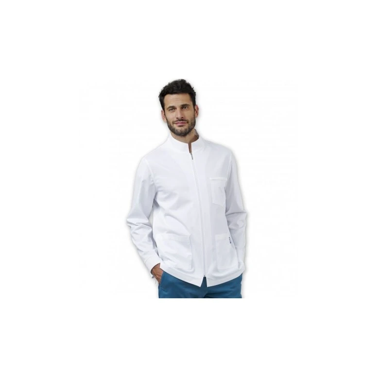 Liquidación total - Casaca hombre con cremallera Julian Dr.Blue Siggi - 04CS1533/00-0757 número 52 color blanco