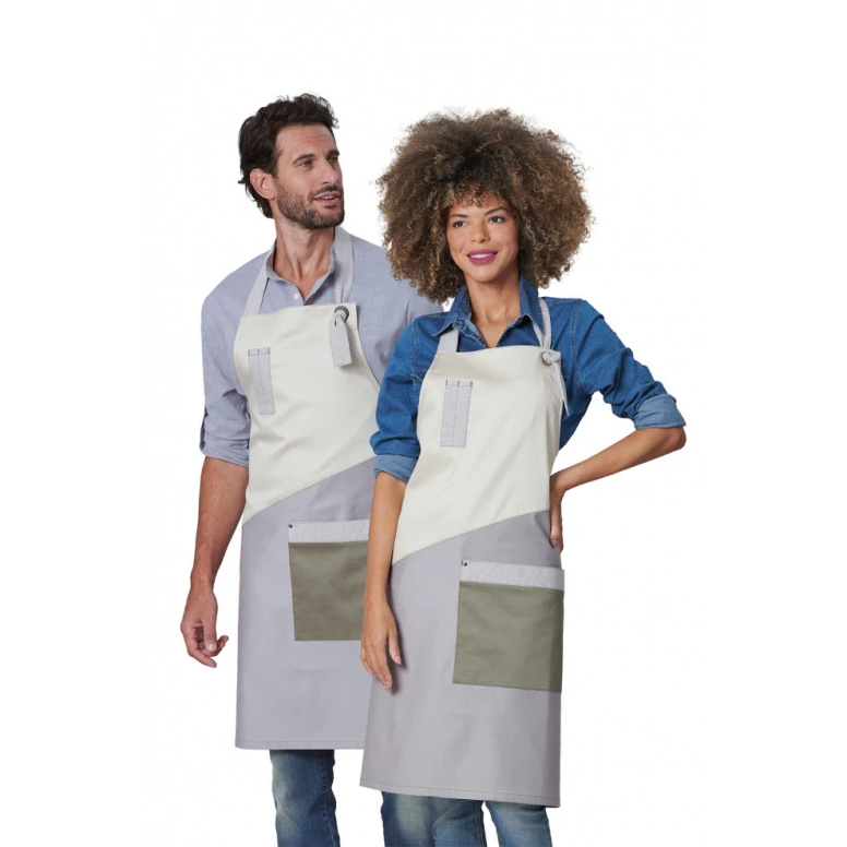 Delantal de trabajo con peto Unisex Stretch Horeca Siggi Bruce 28PZ0521/00