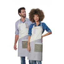 Delantal de trabajo con peto Unisex Stretch Horeca Siggi Bruce 28PZ0521/00