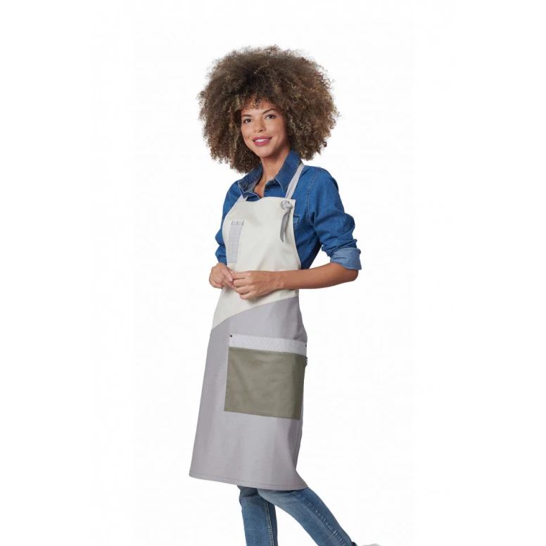 Delantal de trabajo con peto Unisex Stretch Horeca Siggi Bruce 28PZ0521/00