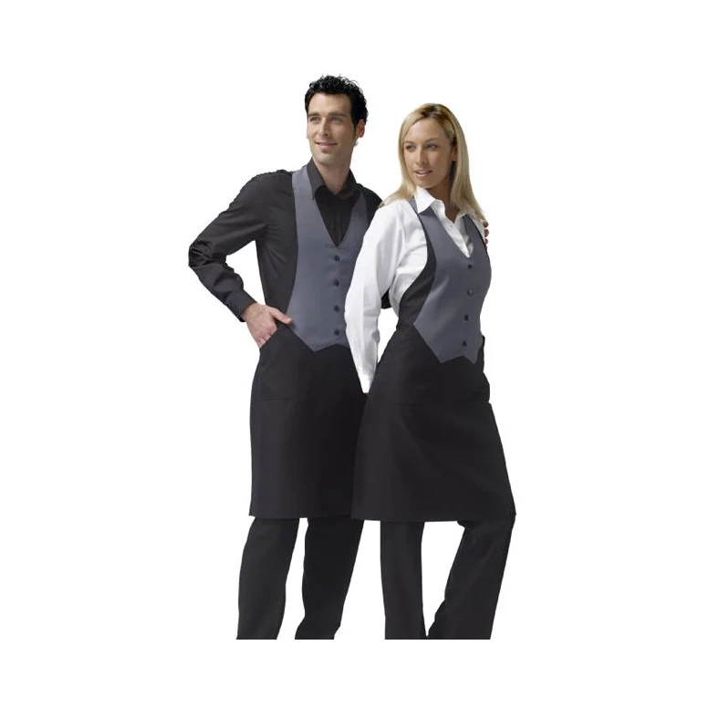 Delantal con peto unisex Bolonia Siggi antimanchas y resistente a las arrugas - 28PZ0010/00-9001