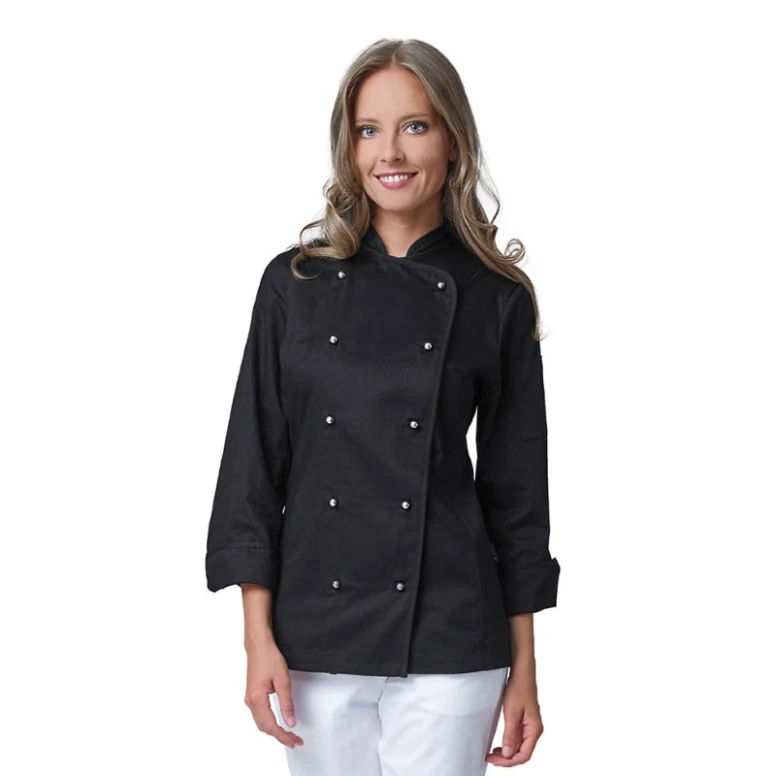 Chaqueta de trabajo Chef Amabel de Mujer 100% Algodón Siggi - 28GA0194/00-9000