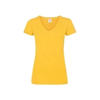 Camiseta de trabajo Valueweight Mujer con escote en V Fruit Of The Loom - 613980