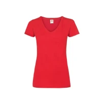 Camiseta de trabajo Valueweight Mujer con escote en V Fruit Of The Loom - 613980