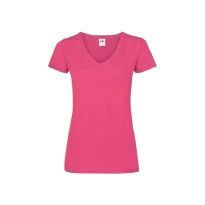 Camiseta de trabajo Valueweight Mujer con escote en V Fruit Of The Loom - 613980