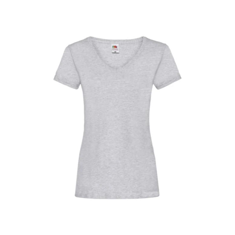 Camiseta de trabajo Valueweight Mujer con escote en V Fruit Of The Loom - 613980