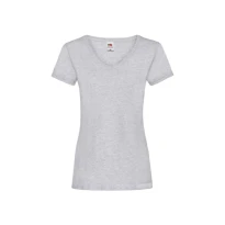 Camiseta de trabajo Valueweight Mujer con escote en V Fruit Of The Loom - 613980