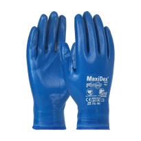 Guantes de Trabajo Impermeables de Nitrilo ATG Maxidex 19-007