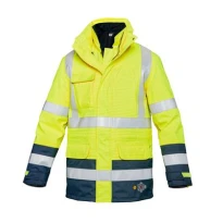 Parka de Trabajo de Alta Visibilidad Multibolsillos Multiprotección Impermeable Siggi 25GI0479