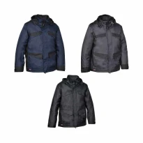 Chaqueta de Trabajo Impermeable Cortaviento Multibolsillos Cofra Nuvuk V576-0-00