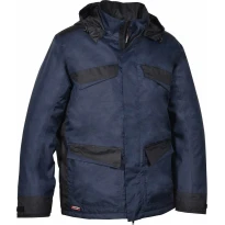 Chaqueta de Trabajo Impermeable Cortaviento Multibolsillos Cofra Nuvuk V576-0-00 2