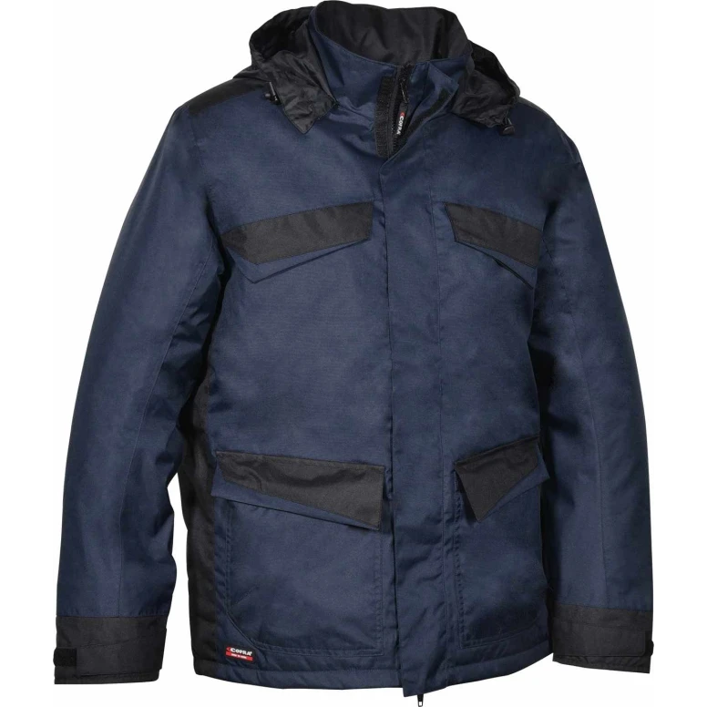 Chaqueta de Trabajo Impermeable Cortaviento Multibolsillos Cofra Nuvuk V576-0-00
