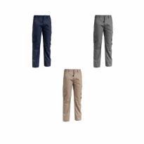 Pantalón de Trabajo Multibolsillos Elástico 100% Algodón Sottozero Brasco E0203