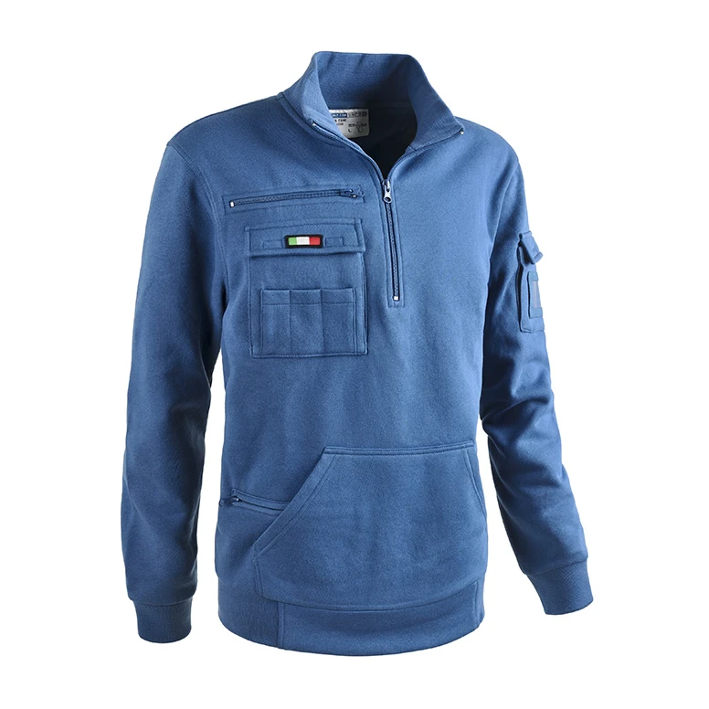 Sudadera de Trabajo Multibolsillos con Media Cremallera Sottozero Tank 50250