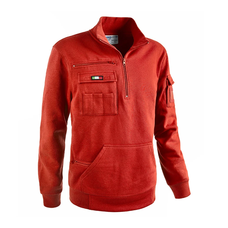Sudadera de Trabajo Multibolsillos con Media Cremallera Sottozero Tank 50250