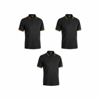 Polo de Trabajo 100% Algodón Sottozero Smith Black Line E0486