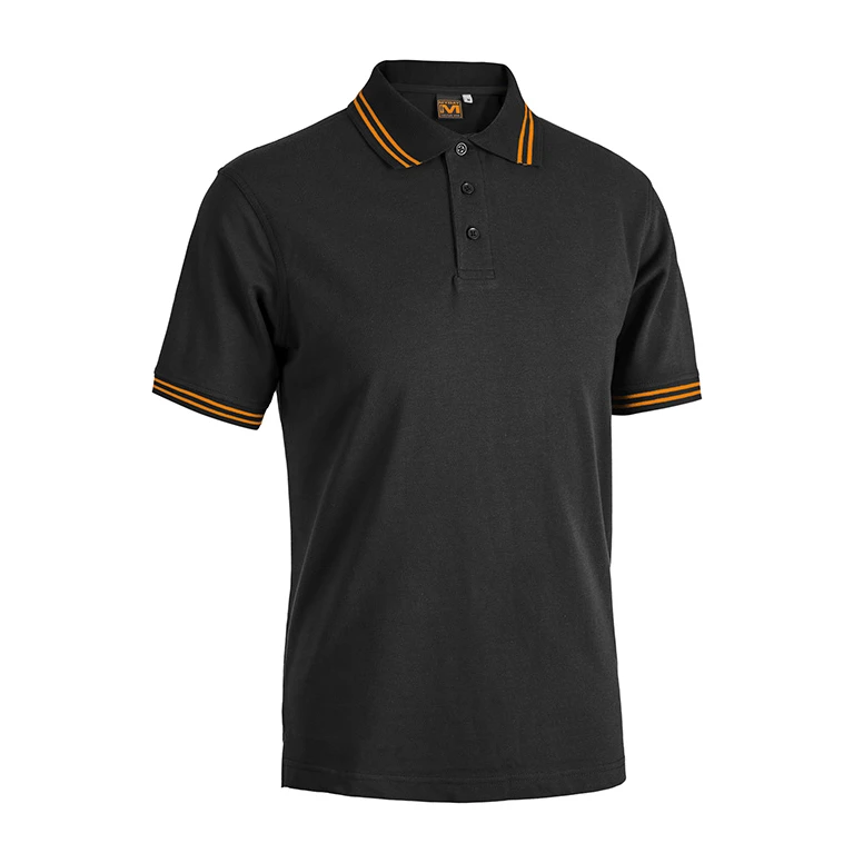 Polo de Trabajo 100% Algodón Sottozero Smith Black Line E0486