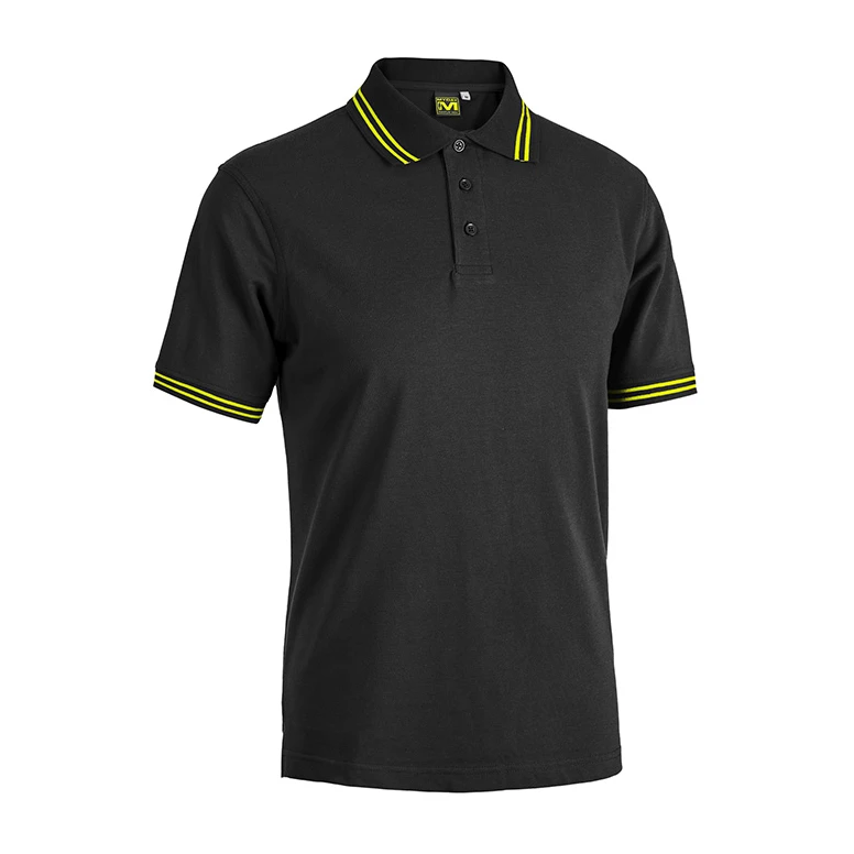 Polo de Trabajo 100% Algodón Sottozero Smith Black Line E0486