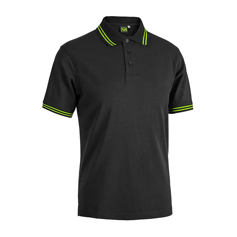Polo de Trabajo 100% Algodón Sottozero Smith Black Line E0486
