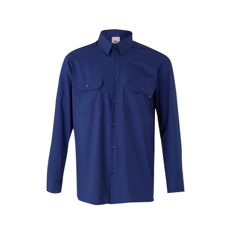 Camisa de trabajo de manga larga Multibolsillos Velilla 520