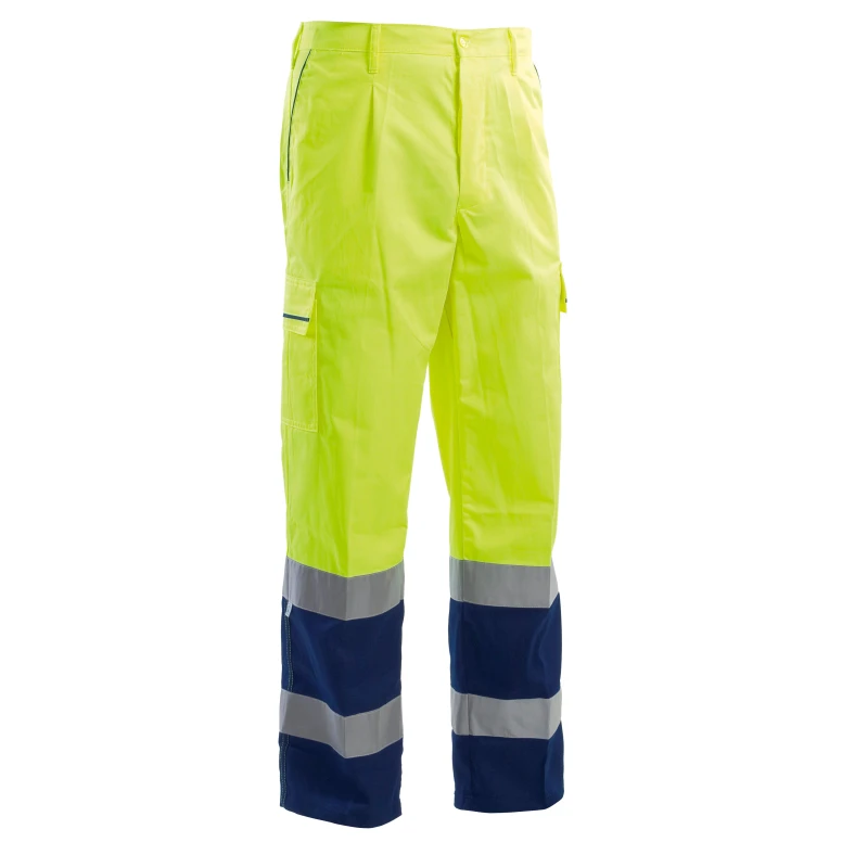 Pantalón de trabajo Multibolsillos Alta Visibilidad de invierno P&P Loyal AVB02 205