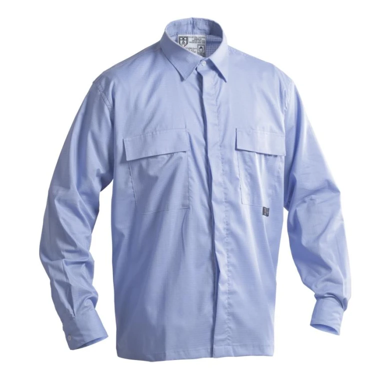 Camisa de trabajo Ignífugo Antiestático Antiacido Trivalente P&P Loyal IGN08 528
