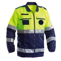 Cazadora de trabajo Alta Visibilidad Multibolsillos Protección Civil P&P Loyal AVR98 209