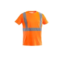 Camiseta de trabajo Alta Visibilidad Cuello redondo Mangas cortas P&P Loyal AVC14 202 2