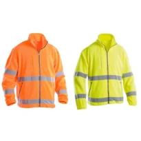 Sudadera de trabajo en forro polar Alta Visibilidad Cremallera completa P&P Loyal AVC16 307