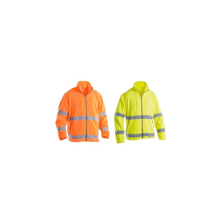 Sudadera de trabajo en forro polar Alta Visibilidad Cremallera completa P&P Loyal AVC16 307