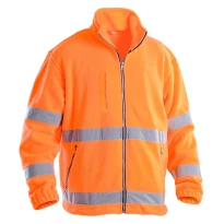 Sudadera de trabajo en forro polar Alta Visibilidad Cremallera completa P&P Loyal AVC16 307 2