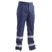 Pantalón de trabajo Multibolsillos Flash con bandas 100% Algodon massaua P&P Loyal STX43 101