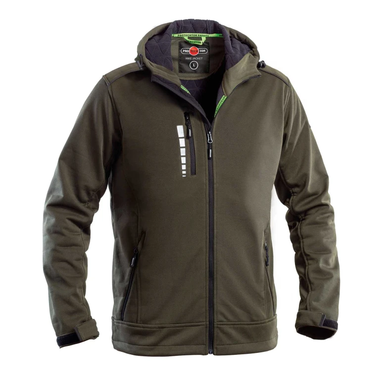 Cazadora de trabajo de invierno Softshell Multibolsillos Hike P&P Loyal GGXD3300