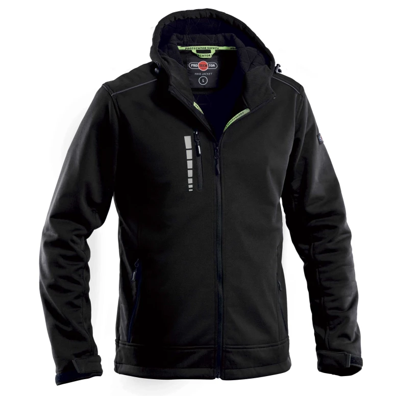Cazadora de trabajo de invierno Softshell Multibolsillos Hike P&P Loyal GGXD3300
