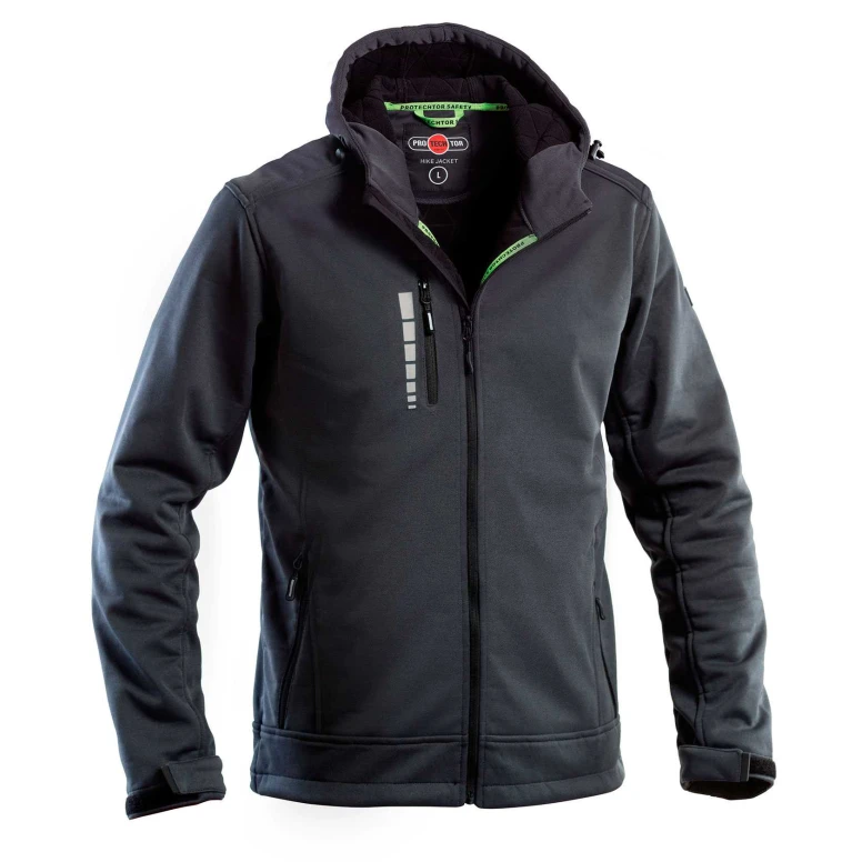 Cazadora de trabajo de invierno Softshell Multibolsillos Hike P&P Loyal GGXD3300