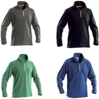 Sudadera de trabajo en micropolar media cremallera P&P Loyal GGX27 300