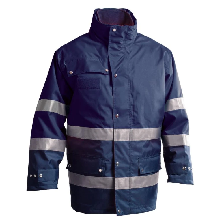 Chaqueta de trabajo Alta Visibilidad Multibolsillos de invierno 300 D P&P Loyal GGX30 413