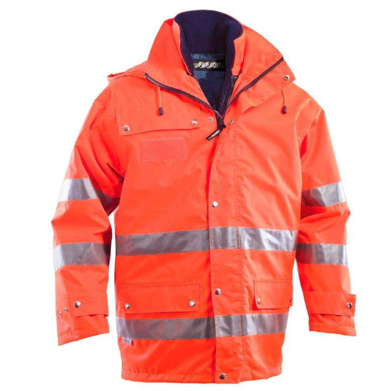 Chaqueta de trabajo Alta Visibilidad Multibolsillos de invierno 300 D P&P Loyal GGX30 413