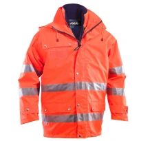 Chaqueta de trabajo Alta Visibilidad Multibolsillos de invierno 300 D P&P Loyal GGX30 413